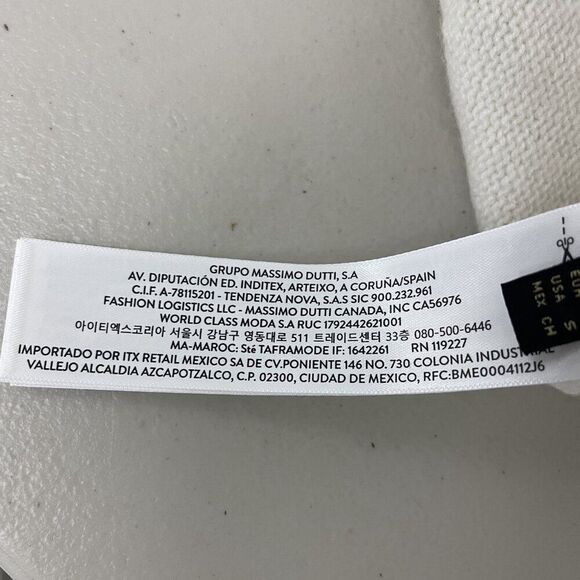 Massimo Dutti Women Cardigan Sweater S Cream Wool Gold Button 5702/620 NWD - Picture 10 of 16